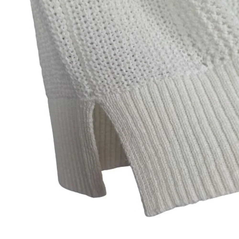 Athleta Open Knit Mesh Pullover Sweater - Picture 5 of 8